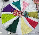 18 Meter Flare Multi-Color Pleated Cotton Lehenga with Designer Blouse 