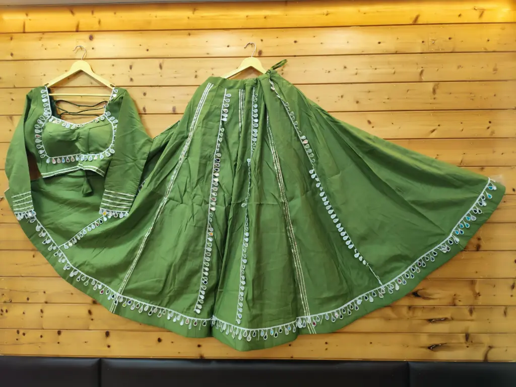 Navratri Special Mirror Work Lehenga Set – 2025 Collection 