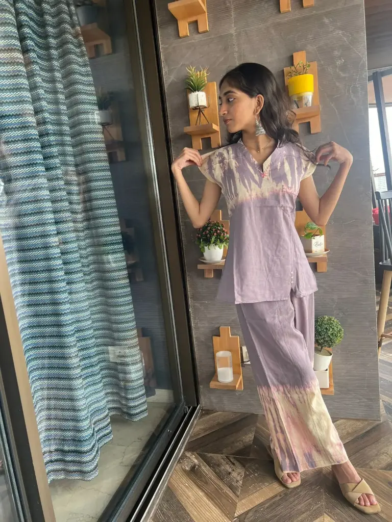 Lavender Mist – Premium Cotton Co-ord Set