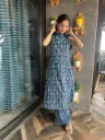 Indigo Grace – Premium Cotton Kurta Set