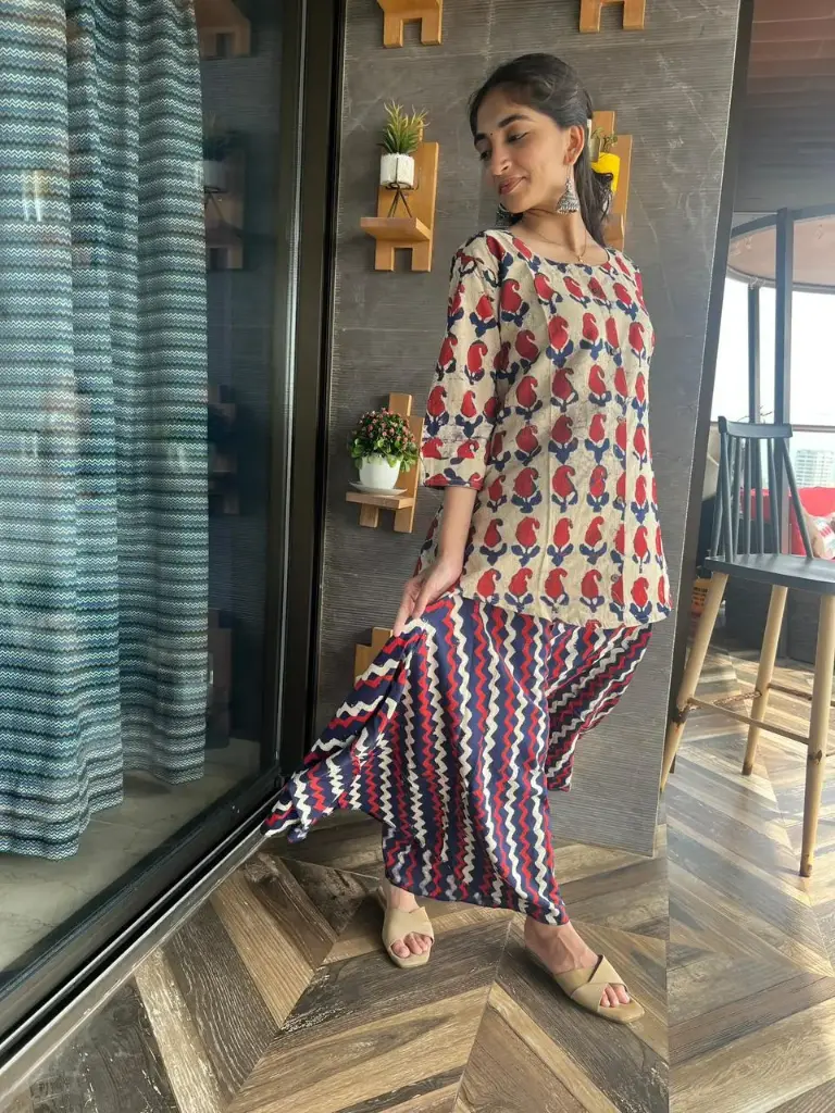 Rustic Charm – Premium Cotton Co-ord Set