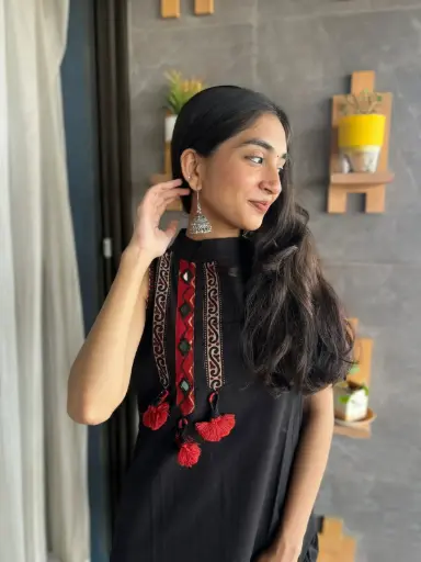 Embroidered Organic Cotton Tunic